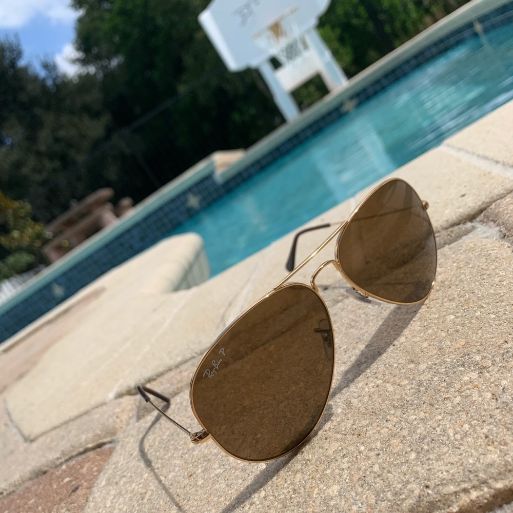 Polarized Ray ban Aviators